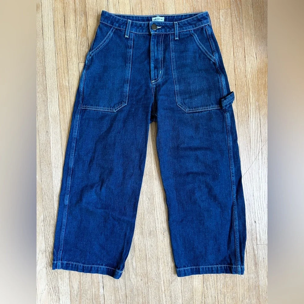 Back Beat Co. Dark Blue Ankle Jeans - Picture 2 of 10
